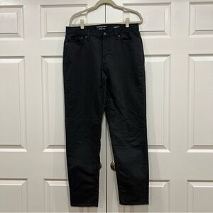 Banana Republic Travel Jean Athletic Fit Charcoal Heat Gray Mens Size 34x34